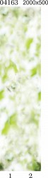 Дизайн Потолочная панель ПВХ PANDA "Листья"3м 04165 Панно-2шт