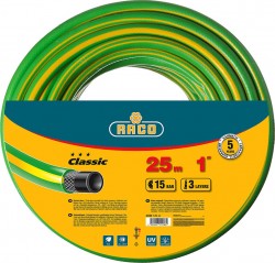 Шланг RACO CLASSIC 15атм 3-х слойный 1" 25м