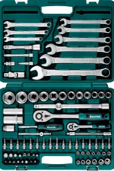 Набор KRAFTOOL X-Drive 82 предм универс 1/2″+1/4″ 27887-H82