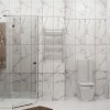 Панель ПВХ "UNIQUE" 0,250*2,7м Натуральный мрамор белый УЗОР/2шт/