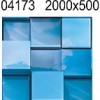 Дизайн Потолочная панель ПВХ PANDA "Куб"3м 04175 Панно-2шт