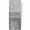 Панель ПВХ Рим черный с глиттером серебро цветной верх 0,250*2,7м